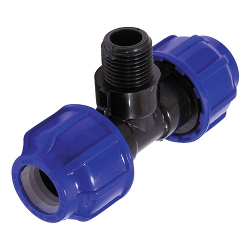 Тройник ПНД 25х1"х25 с наружной резьбой PND-TR-25-1HP