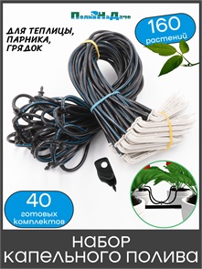 {{photo.Alt || photo.Description || 'Набор капельного полива на 160 растений (40 готовых комплектов с Г-образными капельницами)'}}