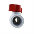 Кран, компактный шаровый, PVC, резьба внут х внут 1/2". Артикул: FFB0112 FFB0112