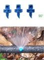 Микроджет рефракционный, сектор полива 90 градусов, синий, радиус 0,9-1,3м, расход 30-55л/ч при давлении 1,5-3 bar (20 шт) MJ1504.20
